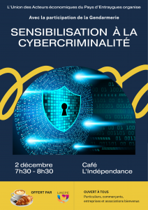 2 décembre L’UAEPE organise un petit déjeuner sur la cybersécurité avec la Gendarmerie